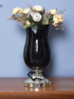 خرید آنلاین گلدان شیشه ای مشکی